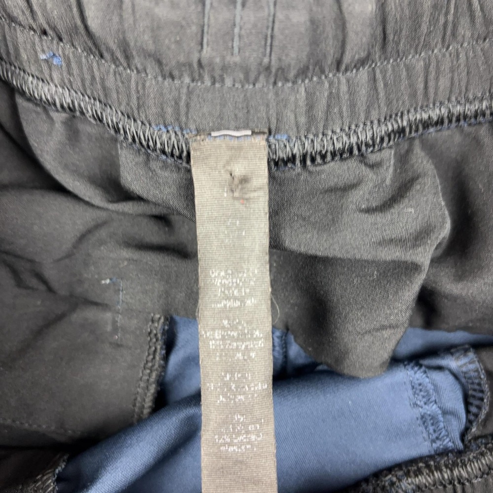 Lululemon Jogger Pants Mens Medium Blue Woven Slim Tapered Drawstring Zip Pocket - Picture 6 of 14